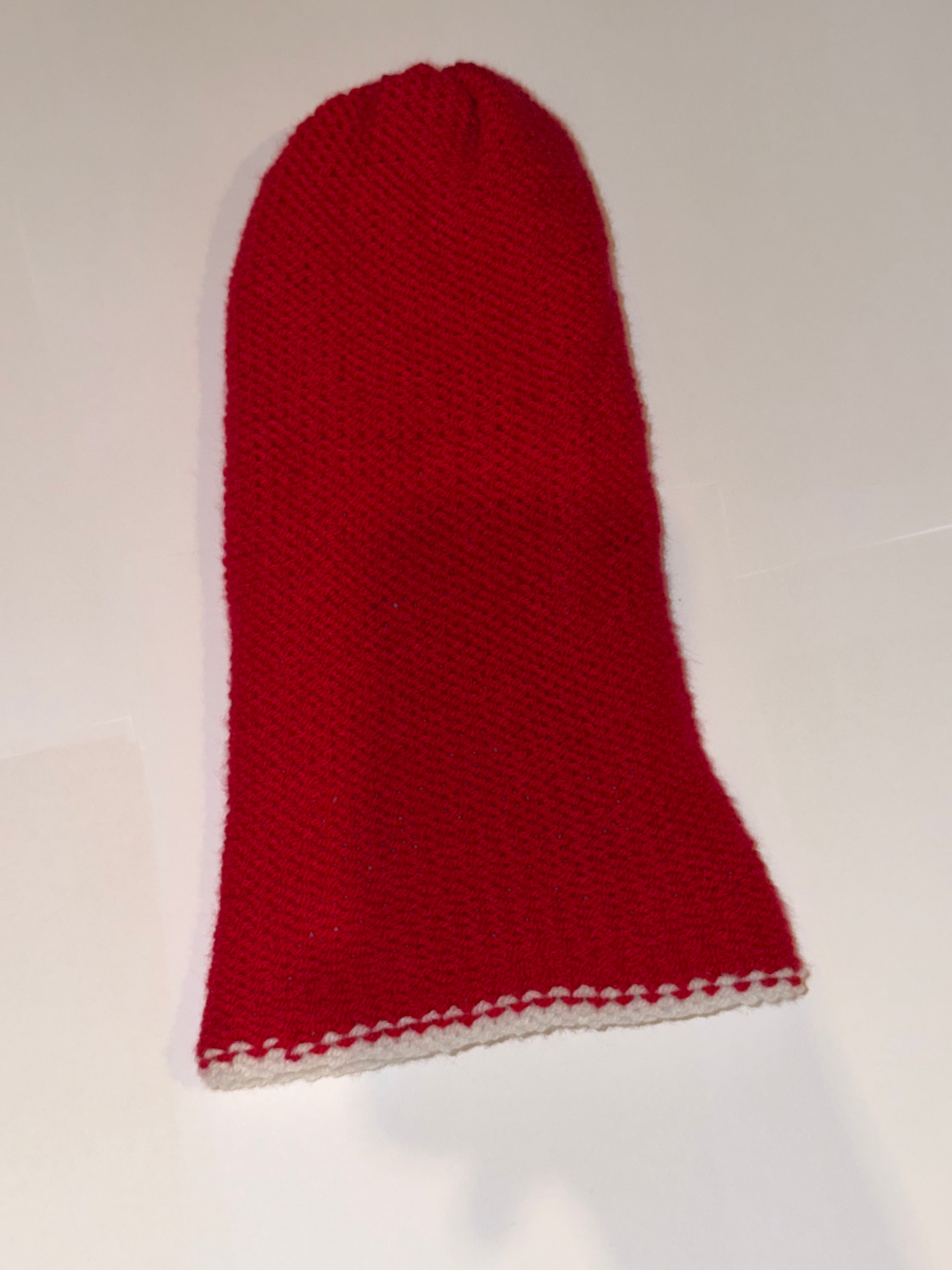 Handmade reversible wooly Beanie Christmas hat